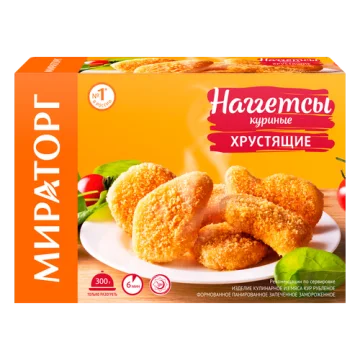 Наггетсы «Мираторг Хрустящие» 300 г